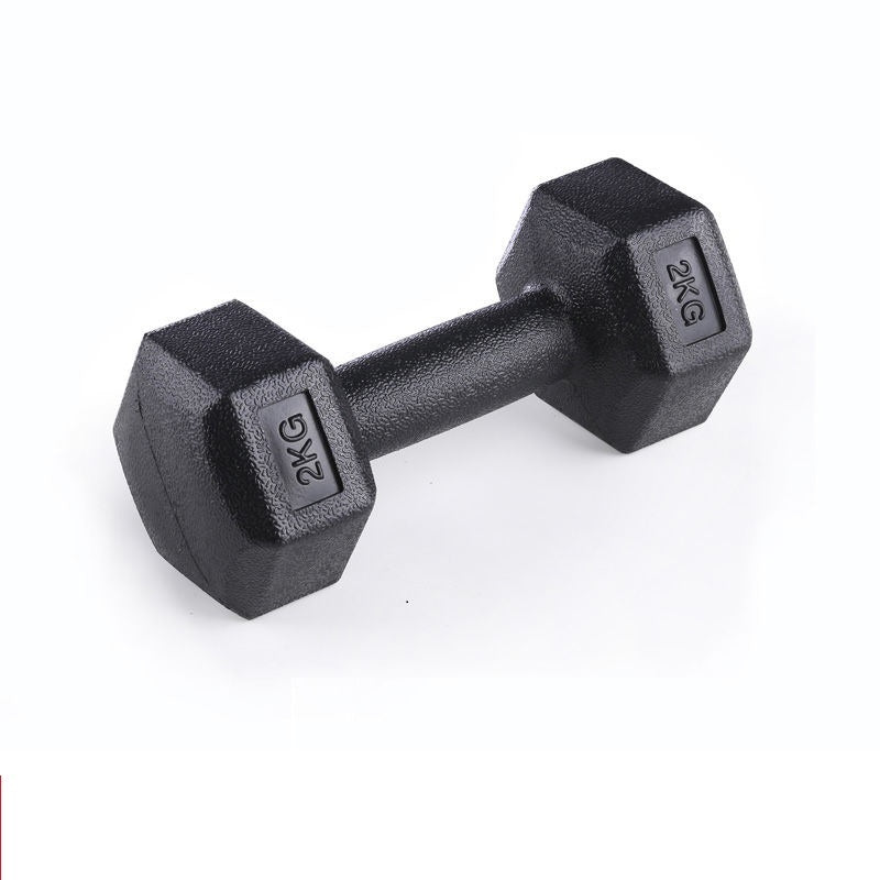 Rubberized Dumbbells Arm Muscle Training Home Fitness Equipment Weights
