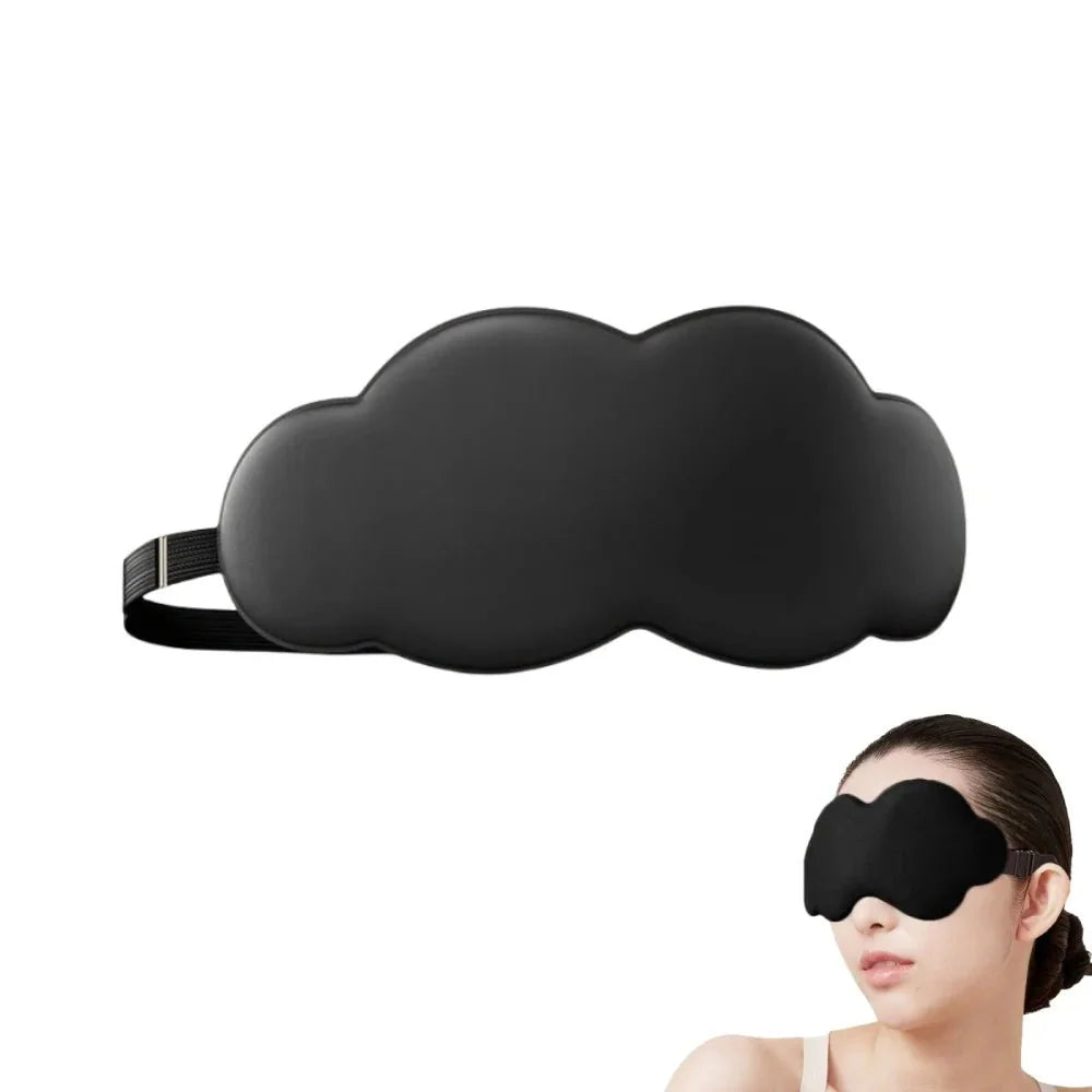 3D Contoured Sleep Mask – Ultra-Soft Breathable Light Blocking Eye Cover