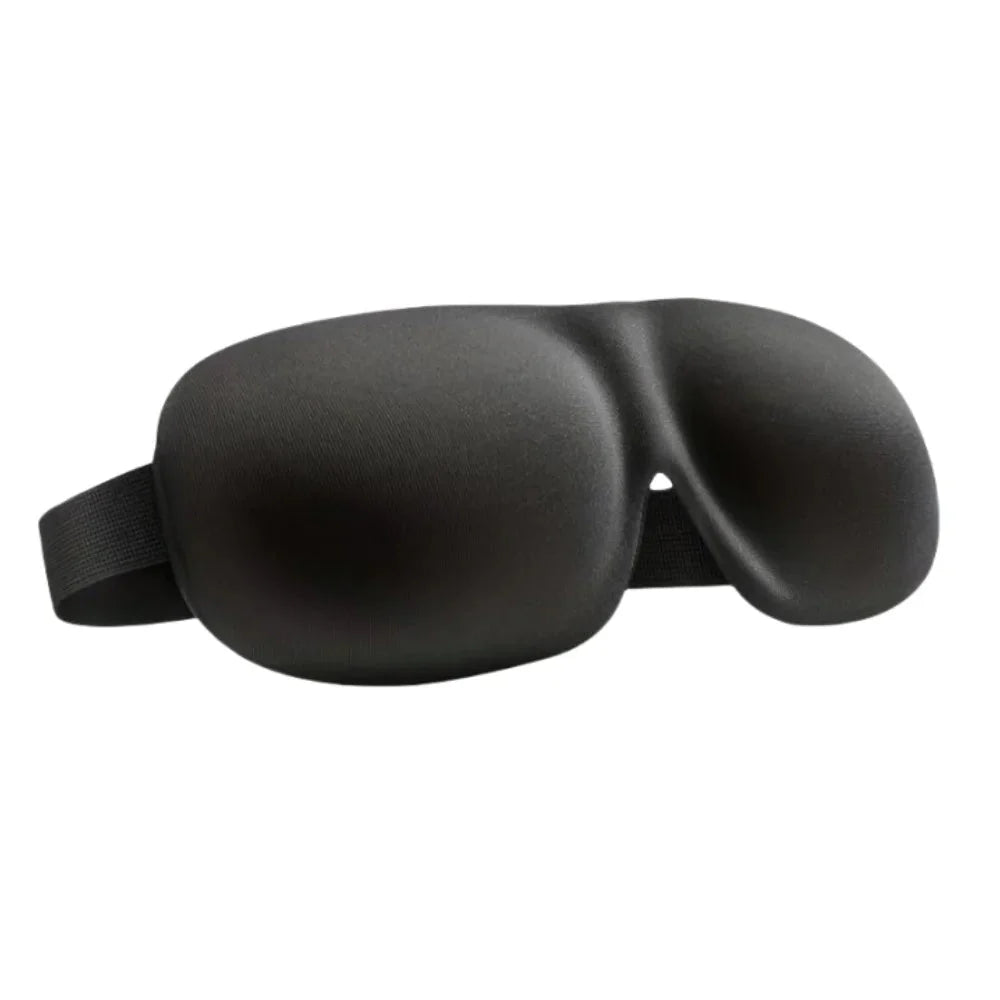3D Contoured Sleep Mask – Ultra-Soft Breathable Light Blocking Eye Cover