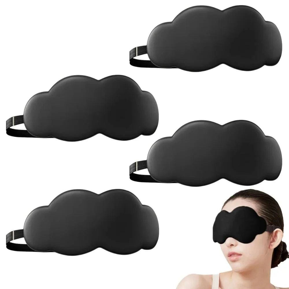 3D Contoured Sleep Mask – Ultra-Soft Breathable Light Blocking Eye Cover