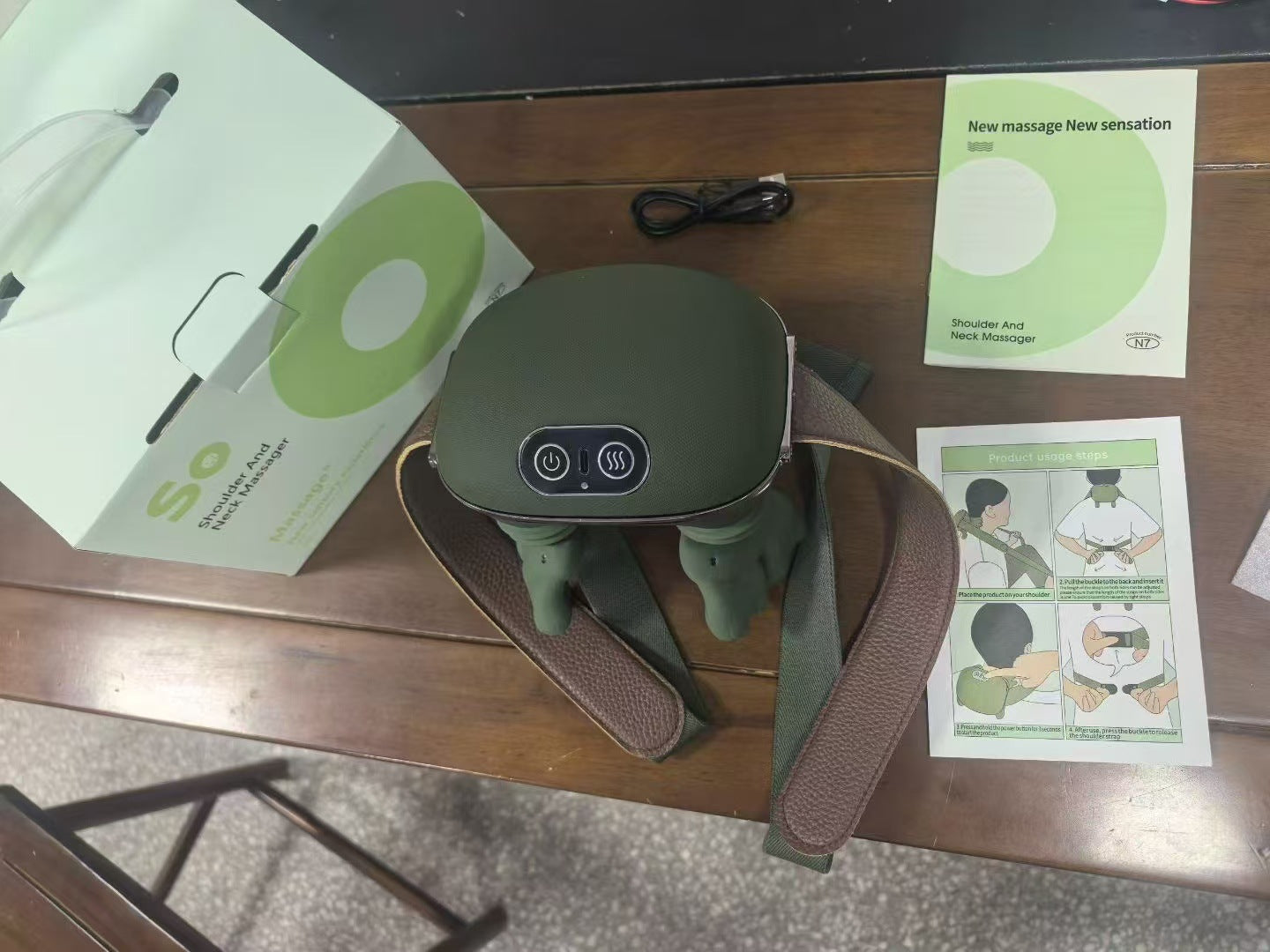 Master Hand Shoulder & Neck Massager with Heat Compress