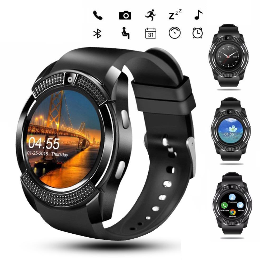Mens Smart Watch SIM Card Camera Call Heart Rate