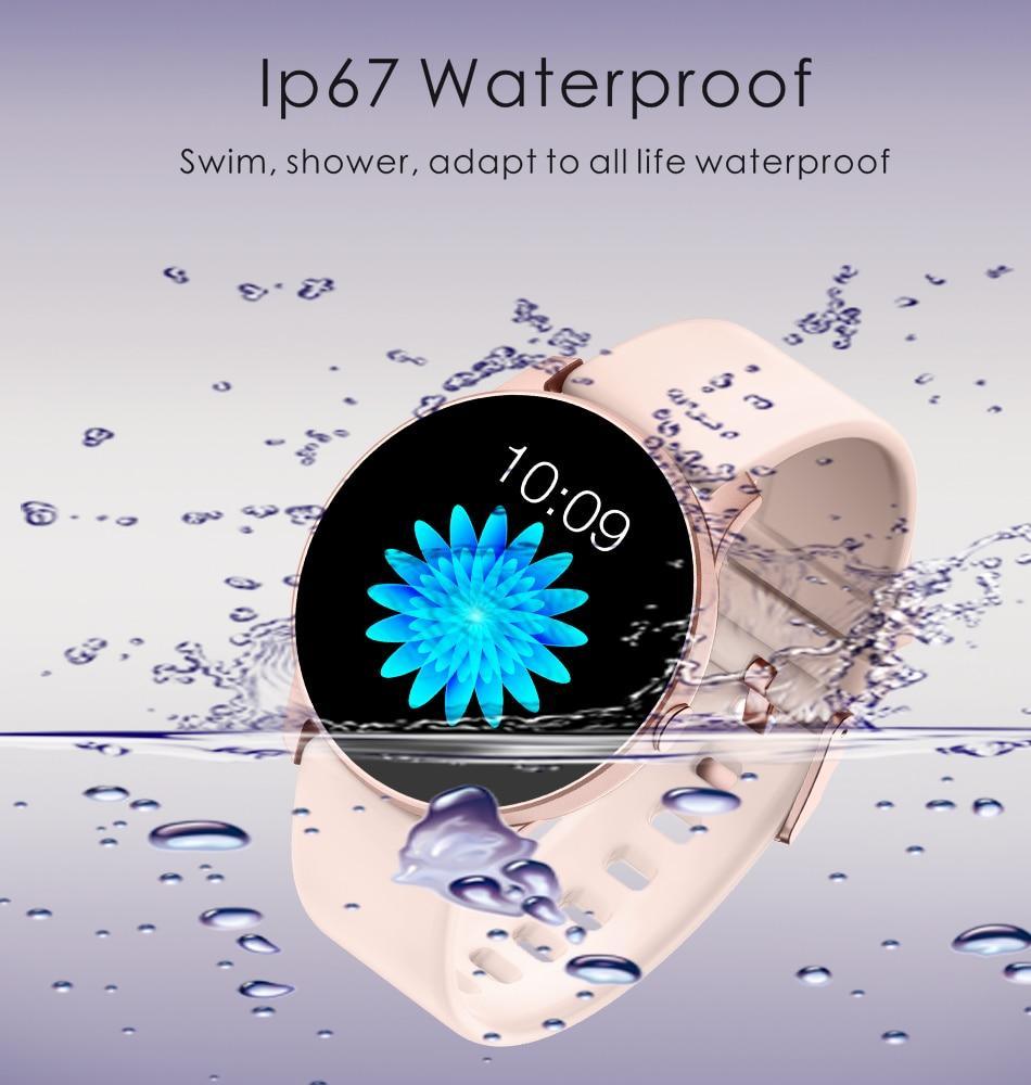 New Waterproof Womens Smart Watch Heart Rate Fitness Tracker