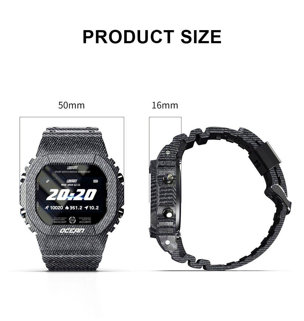 Ocean Army Smart Watch Fitness Tracker Heart Rate Monitor