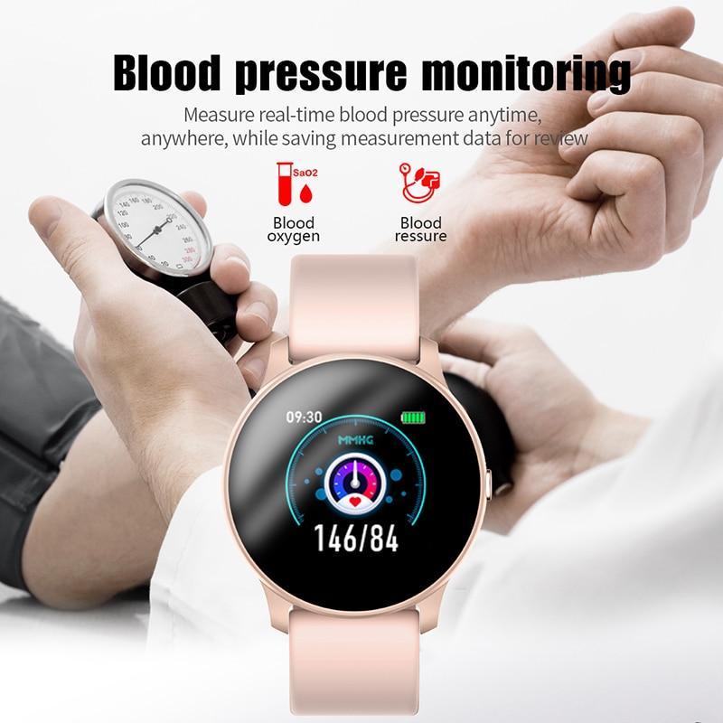 New Waterproof Womens Smart Watch Heart Rate Fitness Tracker