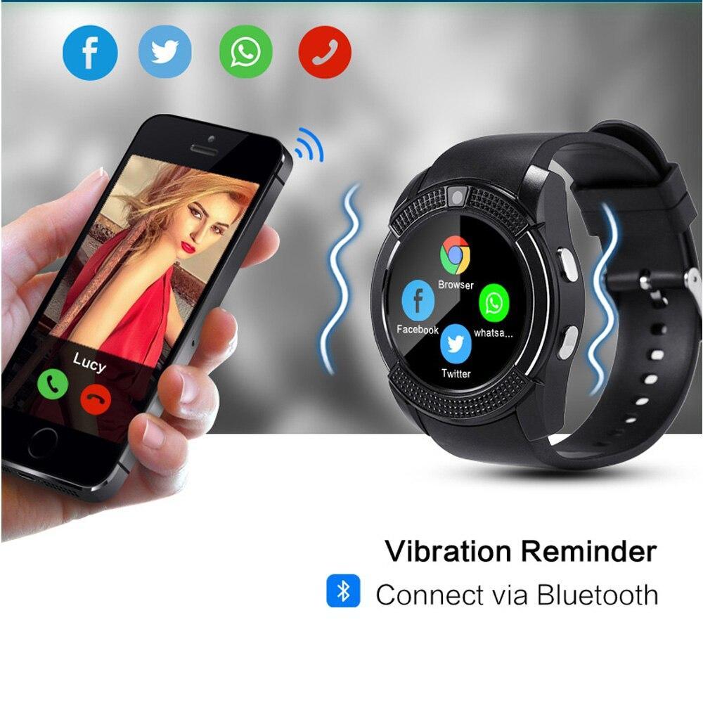 Mens Smart Watch SIM Card Camera Call Heart Rate