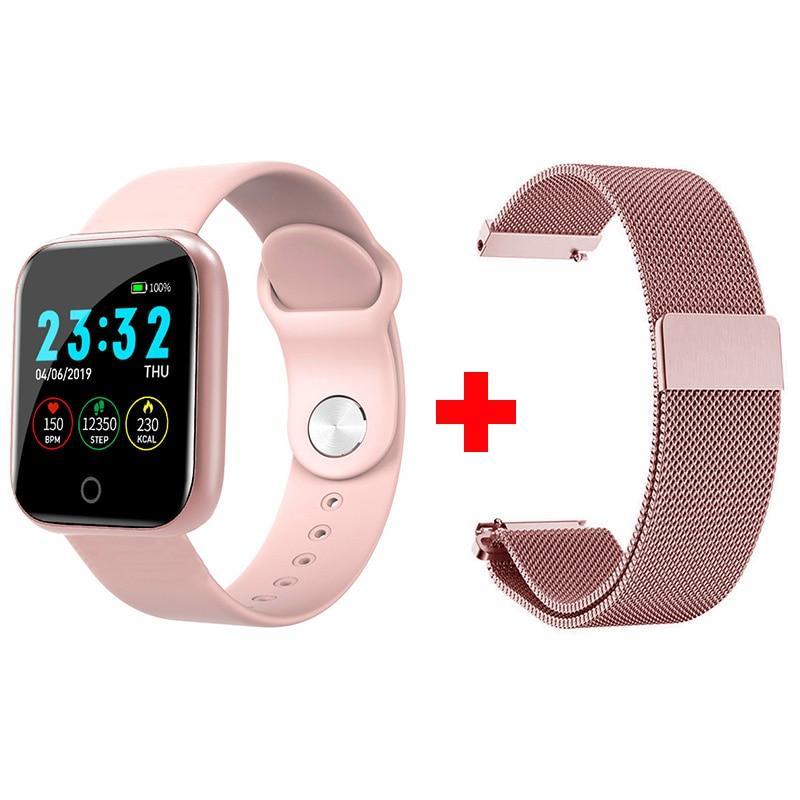 Latest Smart Watch Men Women Fitness Tracker Silicone Strap