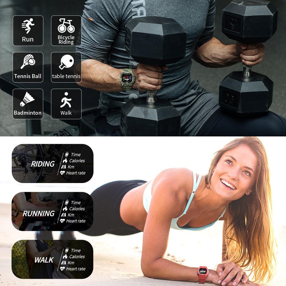 Ocean Army Smart Watch Fitness Tracker Heart Rate Monitor