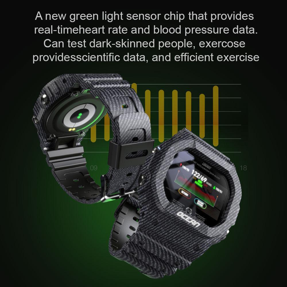 Ocean Army Smart Watch Fitness Tracker Heart Rate Monitor