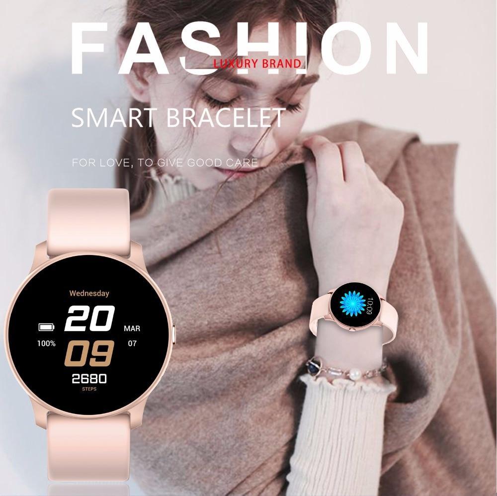 New Waterproof Womens Smart Watch Heart Rate Fitness Tracker