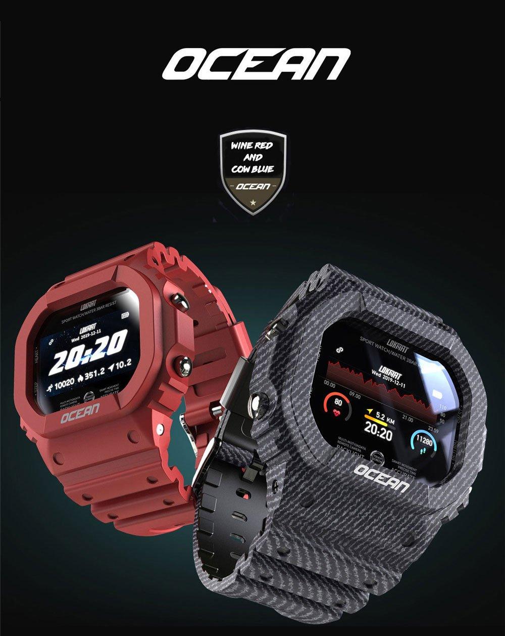 Ocean Army Smart Watch Fitness Tracker Heart Rate Monitor