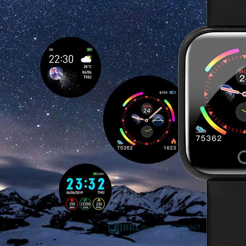 Latest Smart Watch Men Women Fitness Tracker Silicone Strap
