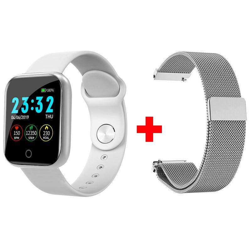 Latest Smart Watch Men Women Fitness Tracker Silicone Strap