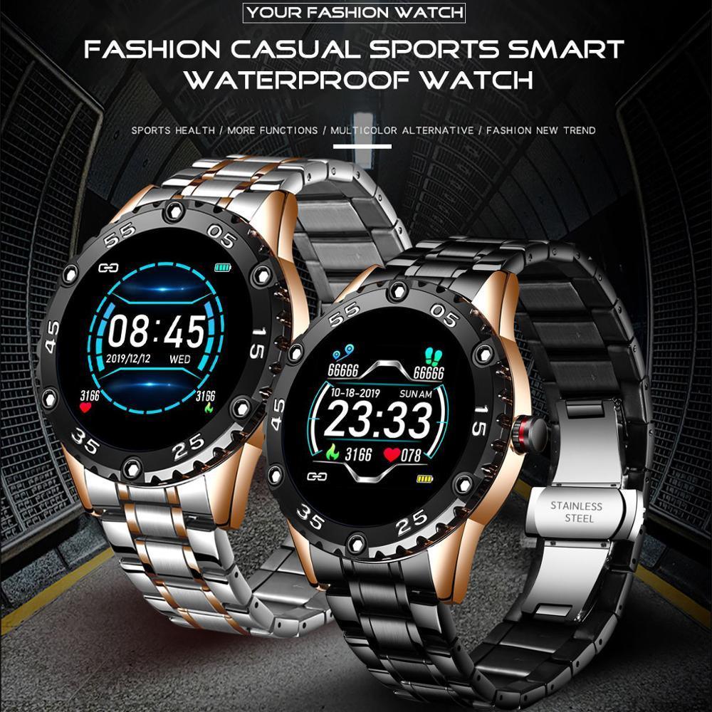 Mens Smart Watch IP67 Waterproof Heart Rate Fitness Tracker