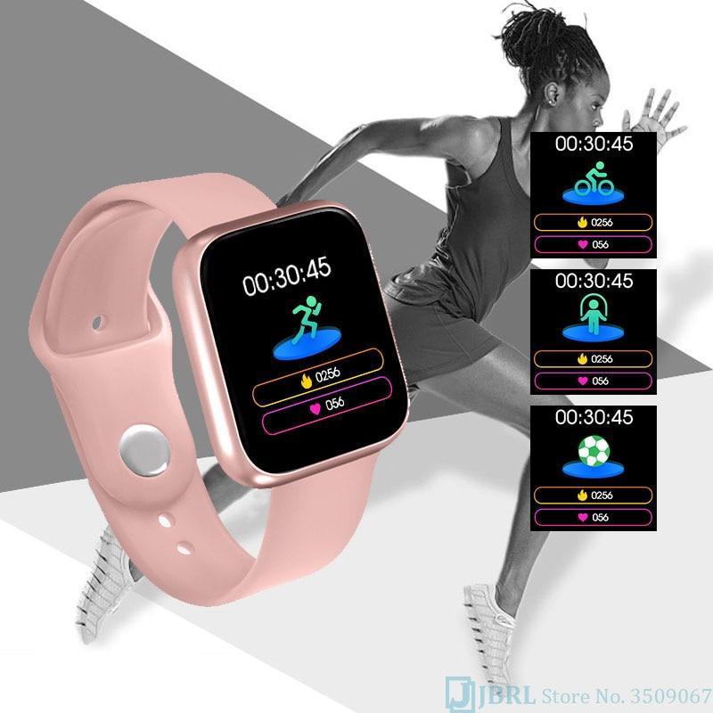 Latest Smart Watch Men Women Fitness Tracker Silicone Strap