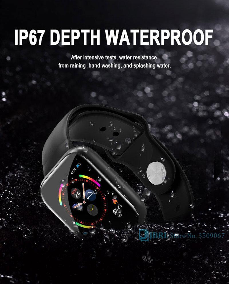 Latest Smart Watch Men Women Fitness Tracker Silicone Strap