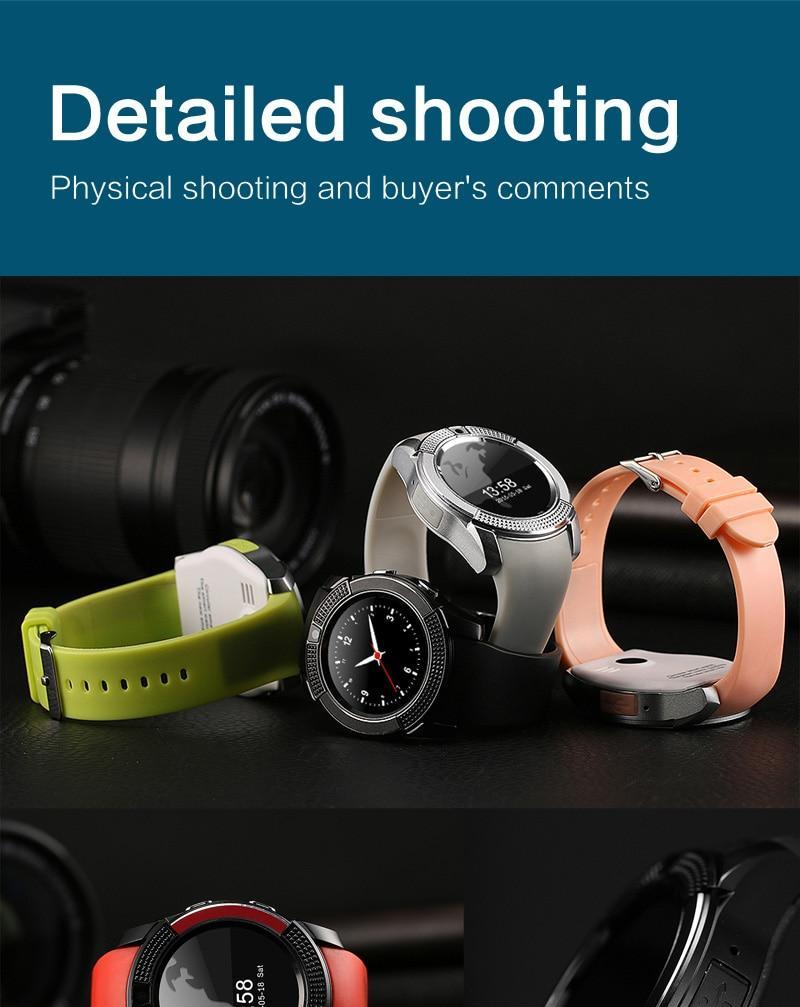 Mens Smart Watch SIM Card Camera Call Heart Rate