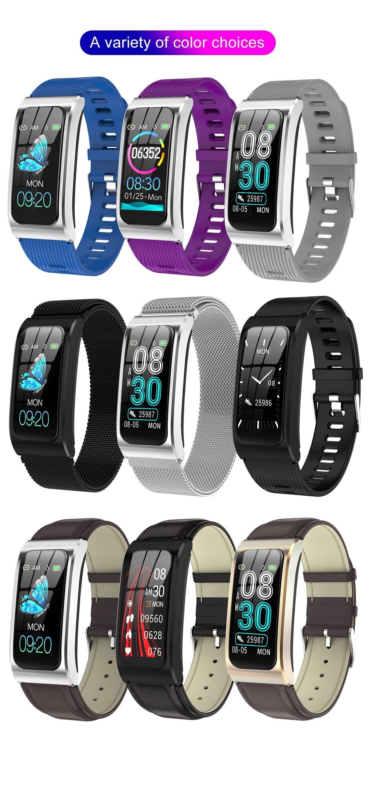 Luxury Elegant Womens Smart Watch Waterproof Heart Rate Fitness