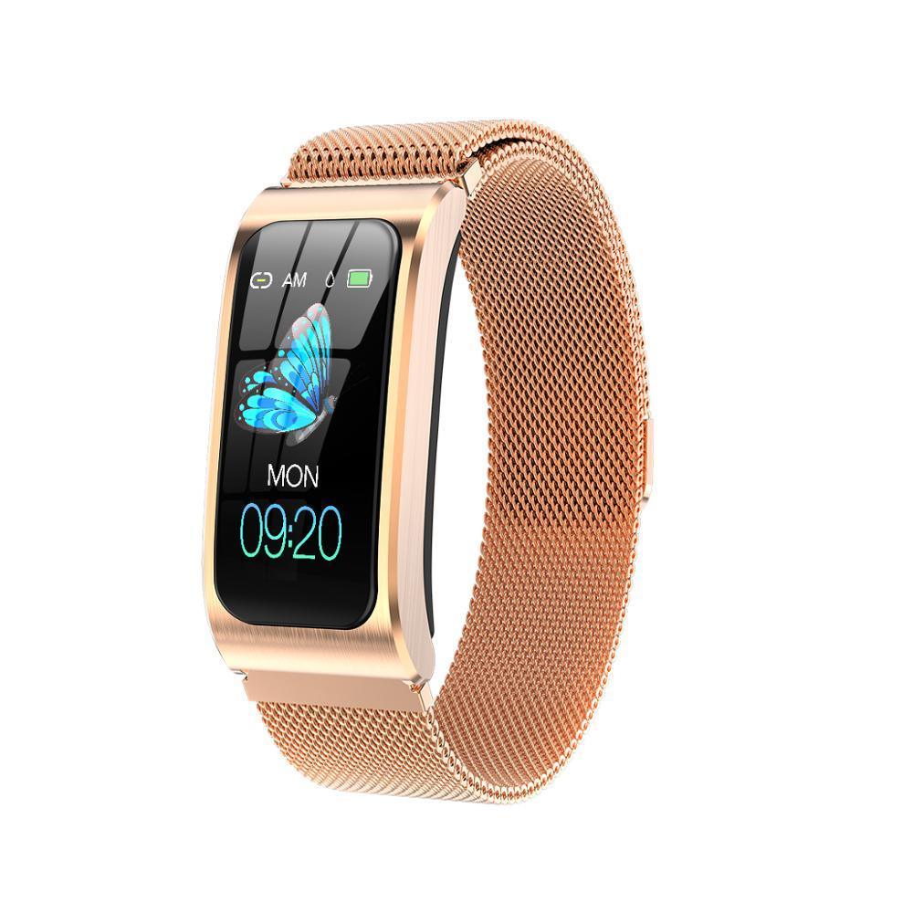 Luxury Elegant Womens Smart Watch Waterproof Heart Rate Fitness
