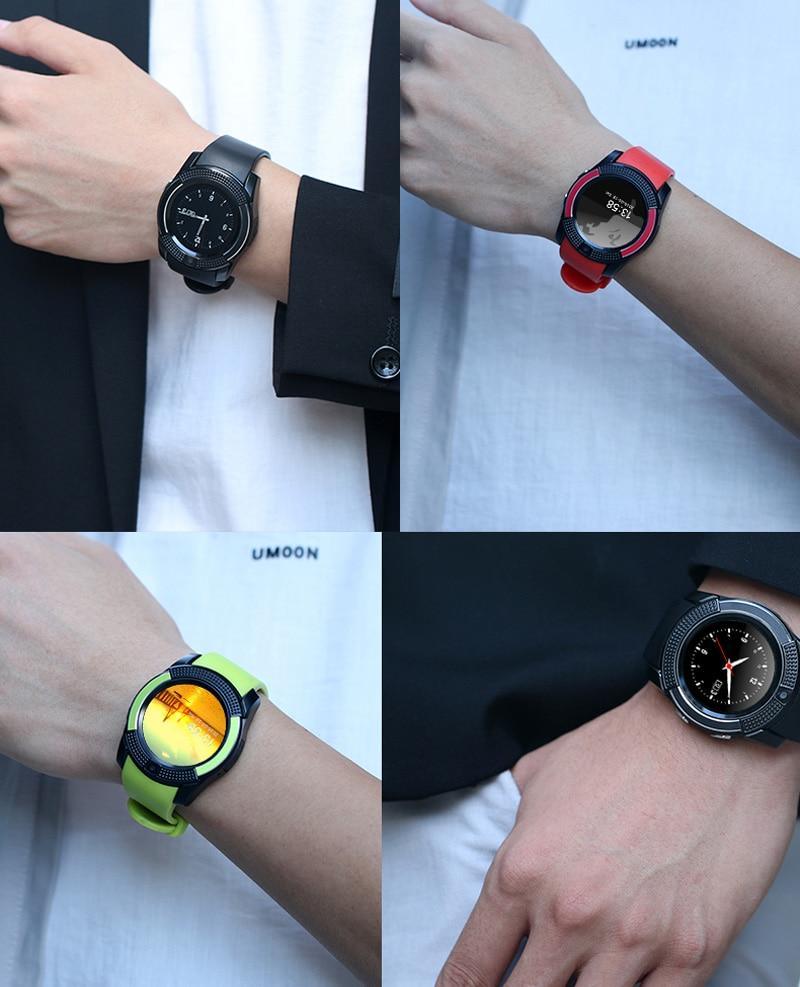 Mens Smart Watch SIM Card Camera Call Heart Rate