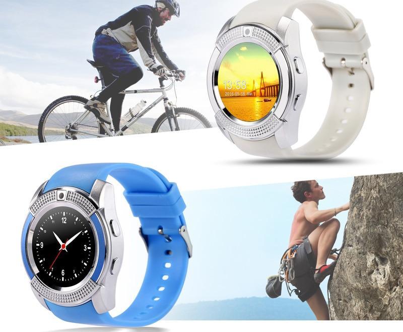 Mens Smart Watch SIM Card Camera Call Heart Rate