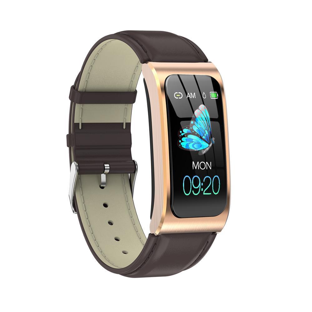Luxury Elegant Womens Smart Watch Waterproof Heart Rate Fitness