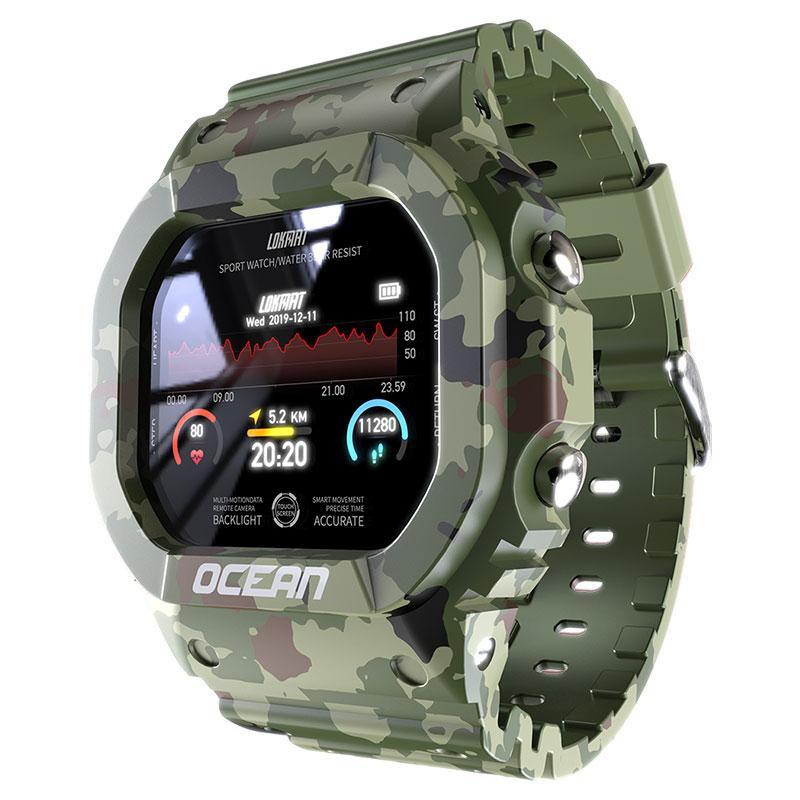 Ocean Army Smart Watch Fitness Tracker Heart Rate Monitor