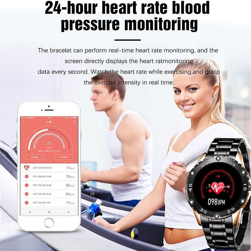 Mens Smart Watch IP67 Waterproof Heart Rate Fitness Tracker