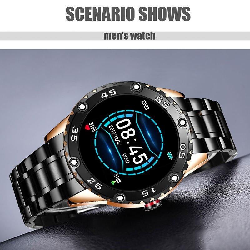 Mens Smart Watch IP67 Waterproof Heart Rate Fitness Tracker