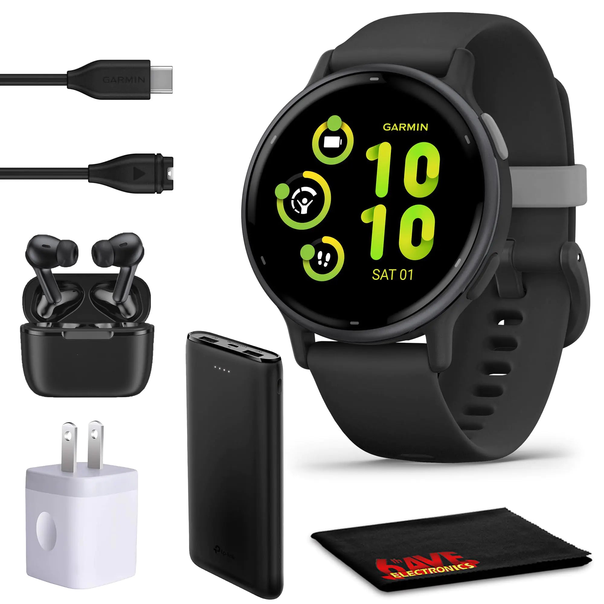 Garmin Vivoactive 5 Fitness Smartwatch AMOLED Display Long Battery