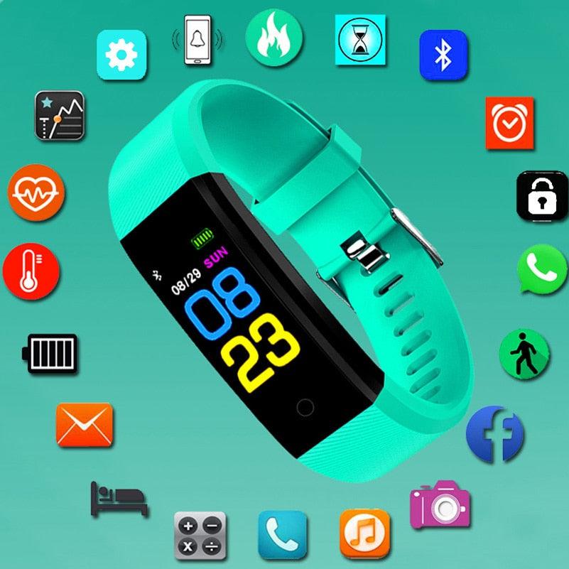 Kids Smart Sport Watch Fitness Tracker Waterproof Heart Rate Monitor