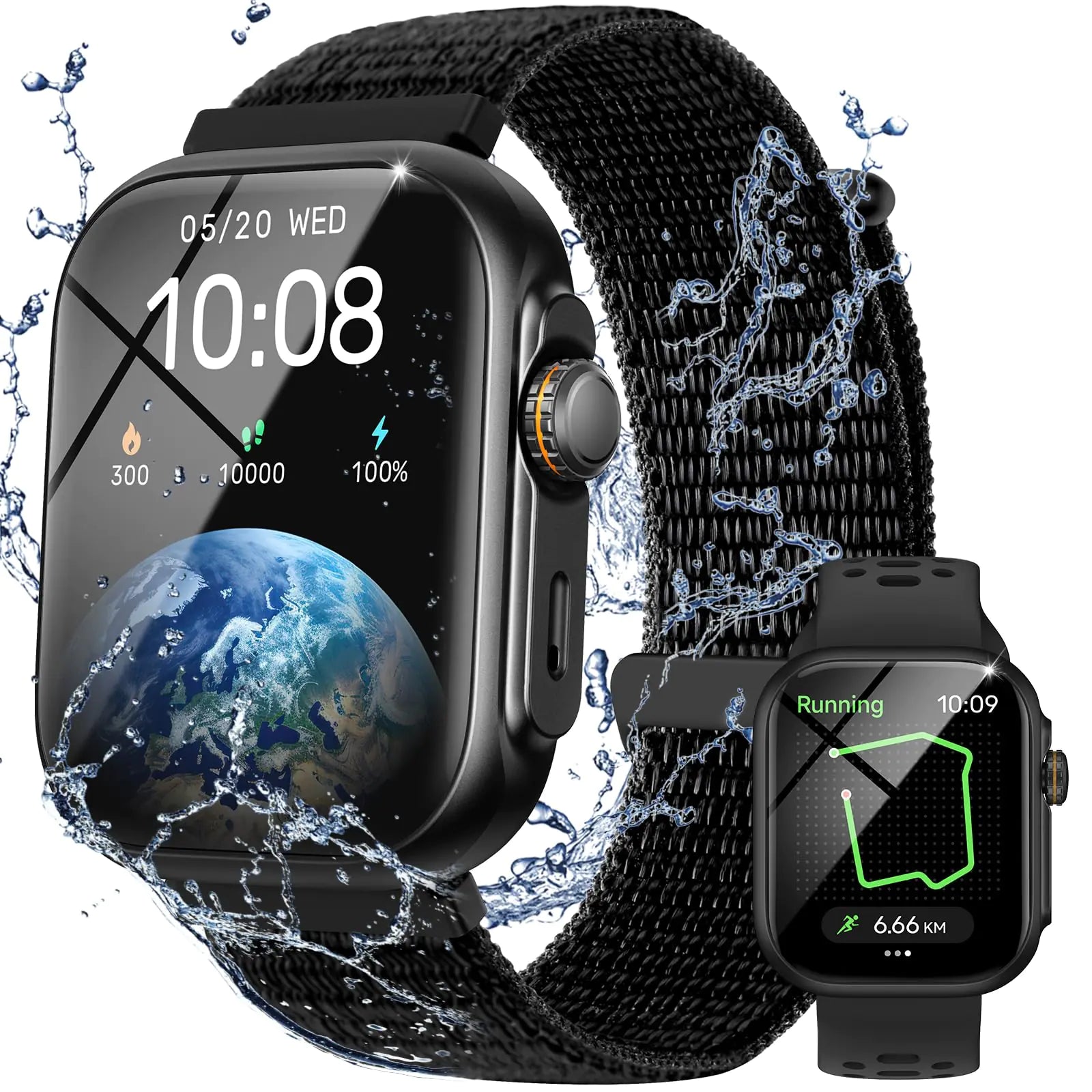 Smart Watch GPS Bluetooth Calling Waterproof Fitness Tracker Heart Rate