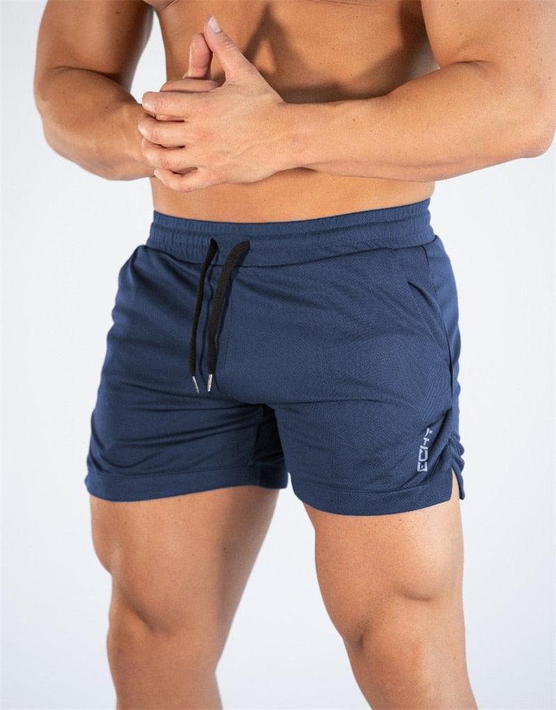 Mens Quick Dry 2 in 1 Gym Training Running Shorts Active