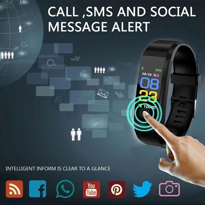 Kids Smart Sport Watch Fitness Tracker Waterproof Heart Rate Monitor