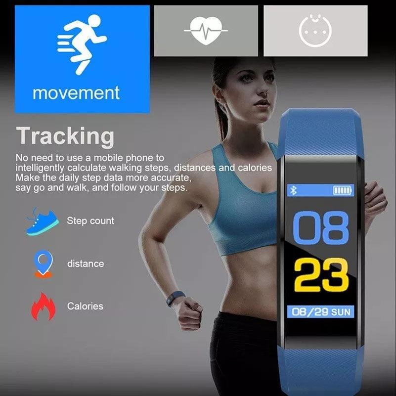 Kids Smart Sport Watch Fitness Tracker Waterproof Heart Rate Monitor