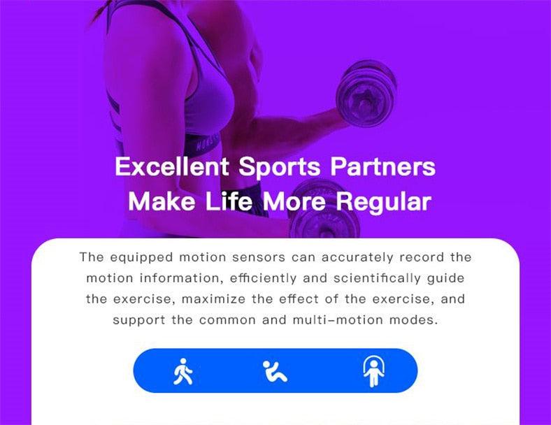 Smart Watch Heart Rate Fitness Tracker Waterproof Touch Screen Activity
